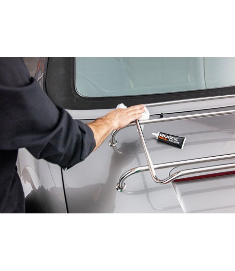 QUIXX Metal Restoration Kit Polish + Sandpapers Restores Gloss & Brushed Metals, High Performance Polish, ref. 10206 QUIXX Metal Restoration Kit Polish + Sandpapers Restores Gloss & Brushed Metals, High Performance Polish, ref. 10206
