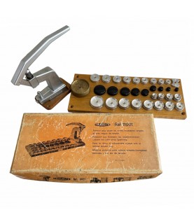 Rare Favorite 11001 press for fitting of unbreakable crystals with or without tension ring