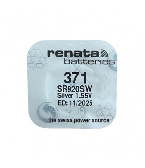 Renata 371 SR920SW watch coin battery 1.55 V