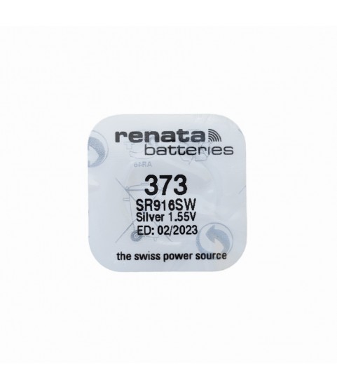 Renata 373 SR916SW watch battery 1.55V Swiss Made