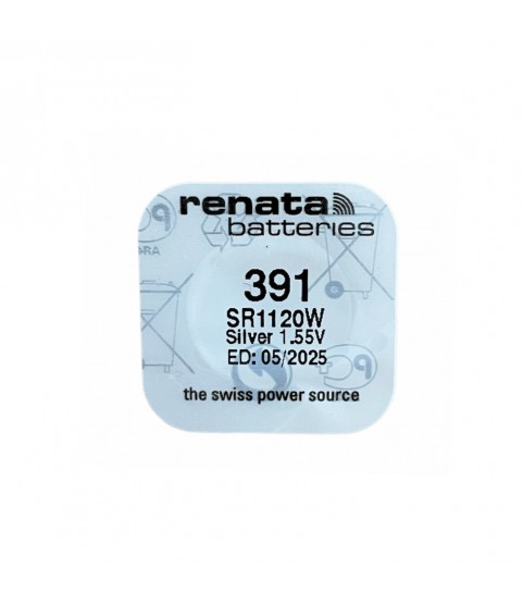 Renata 391 silver oxide coin battery SR1120W