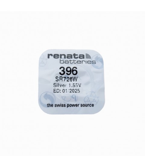 Renata 396 SR726W watch battery 1.55V Renata 396 SR726W watch battery 1.55V