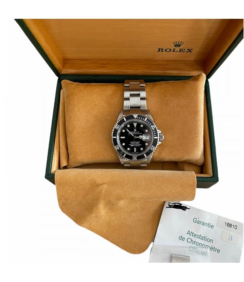 Rolex Submariner 16610 men's watch with box and papers 2004