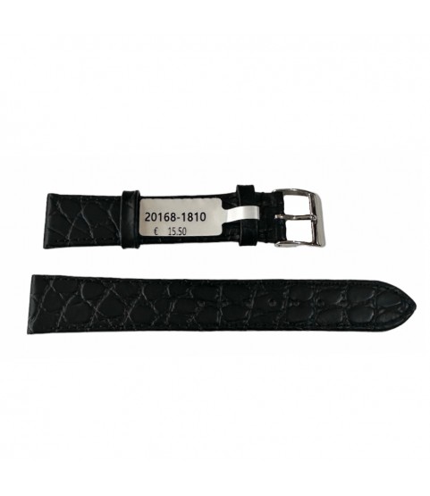 Samantha Crocodile leather strap for watches 18 mm Croco pattern