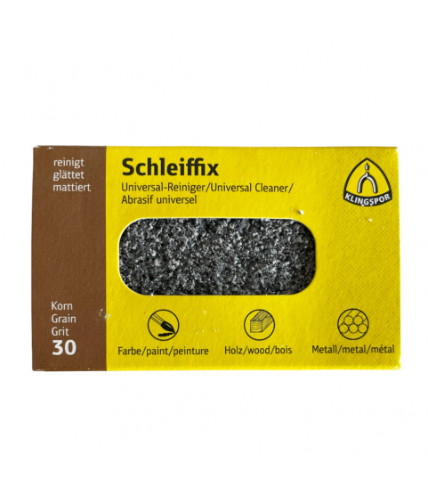 Klingspor Schleiffix universal cleaning block abrasive for metals, grit 30