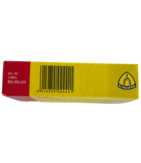 Klingspor Schleiffix universal cleaning block abrasive for metals, grit 60
