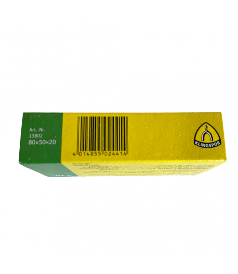 Klingspor Schleiffix universal cleaning block abrasive for metals, medium 120 Klingspor Schleiffix universal cleaning block abrasive for metals, medium 120