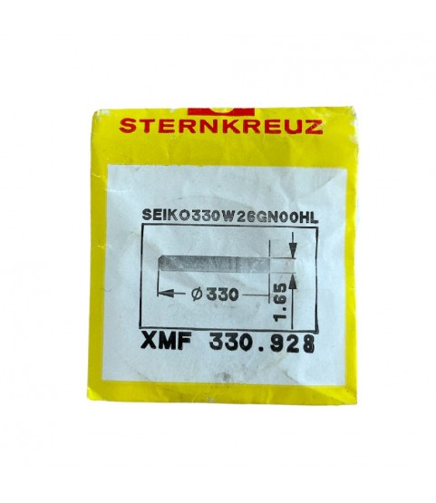 Seiko 330W26GN00 mineral crystal glass special flat (XMF) part XMF330928
