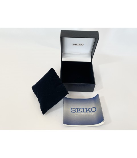 Seiko watch box with guarantee instructions