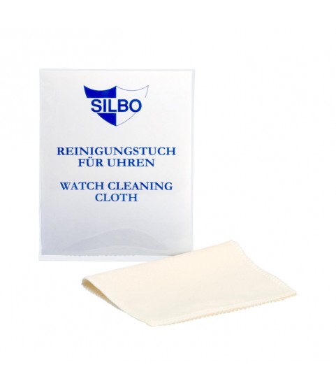 Silbo watch cleaning ultra fine microfiber cloth 14 x 9 cm