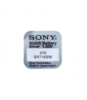Sony 315 batteries for quartz watches with silver oxides 1.55 volts