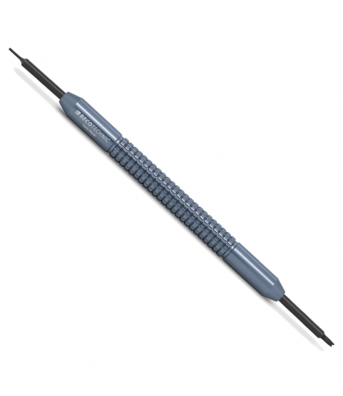 Spring bar tool for strap, bracelet replacement, anodized aluminum, 2 steel tips, 140 mm