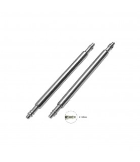 Spring bars shape B/22 with double flange 16 mm, 1.20 mm