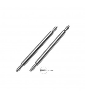 Spring bars shape H/22 with double flange 16 mm, 1.30 mm