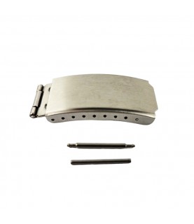 Stainless steel folding clasp for metal bracelets 16 mm