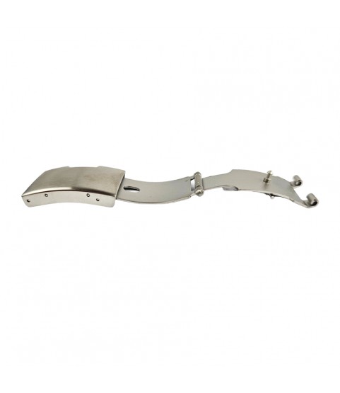 Stainless steel folding clasp with 2 push buttons for metal bracelets 20 mm