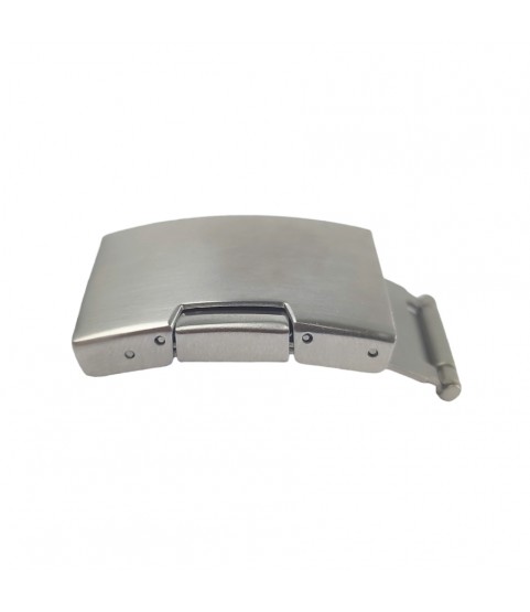 Stainless steel folding clasp with 2 push buttons for metal bracelets 22 mm