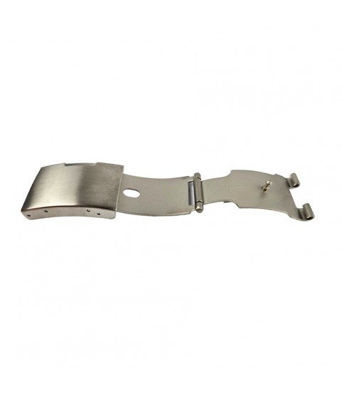 Stainless steel folding clasp with 2 push buttons for metal bracelets 22 mm