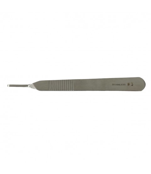 Stainless steel scalpel handle 130 mm