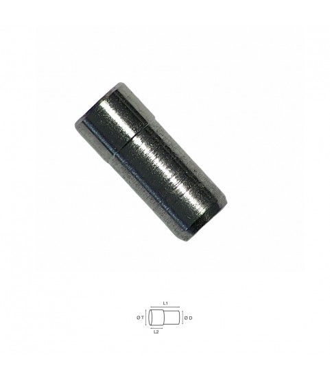 Steel tube for watch case 1.30mm