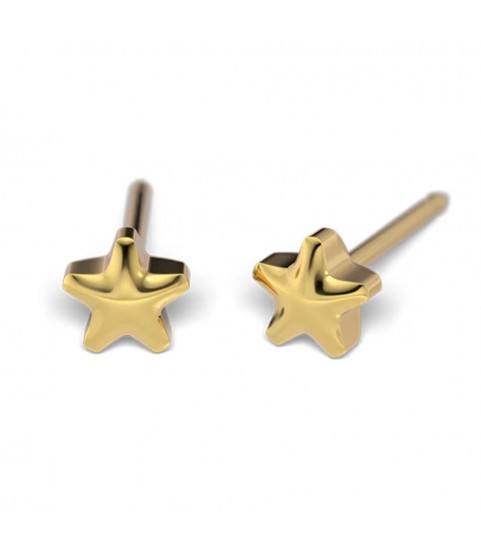Studex Gold-Plated 4mm Star Earrings 7511-0501 Studex Gold-Plated 4mm Star Earrings 7511-0501