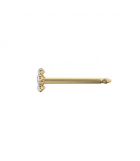 Studex Gold-Plated Baby Daisy Crystal Earrings, 3mm, 7581-6004 Studex Gold-Plated Baby Daisy Crystal Earrings, 3mm, 7581-6004