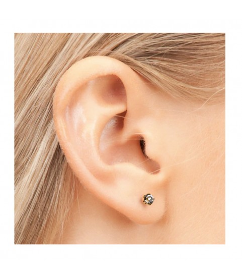 Studex Gold-Plated Baby Tiffany with cubic zircon Earrings, 4mm, 7521-0100 Studex Gold-Plated Baby Tiffany with cubic zircon Earrings, 4mm, 7521-0100