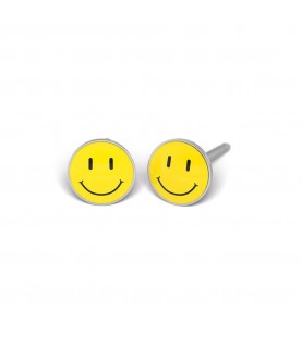 Studex Happy Face (Smiley) Earrings, 5mm, 7512-0604
