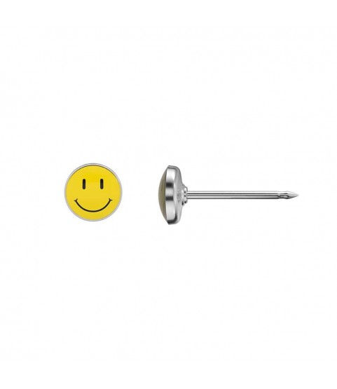 Studex Happy Face (Smiley) Earrings, 5mm, 7512-0604