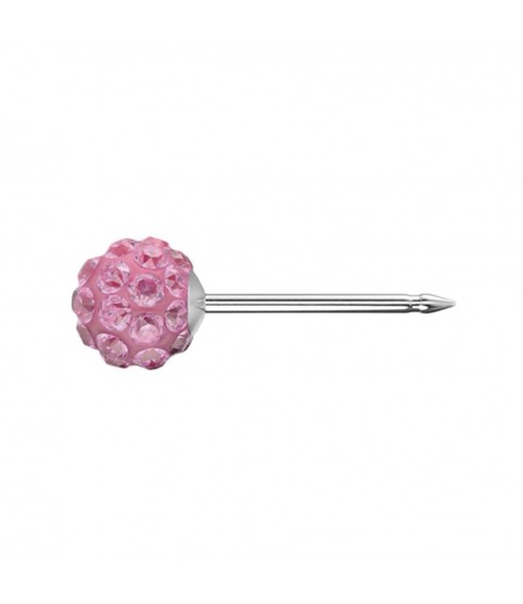Studex silver fireball Rose earrings, 4.5mm, 7522-0310 Studex silver fireball Rose earrings, 4.5mm, 7522-0310