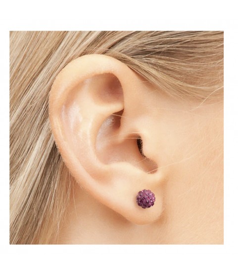 Studex silver fireball Rose earrings, 4.5mm, 7522-0310 Studex silver fireball Rose earrings, 4.5mm, 7522-0310