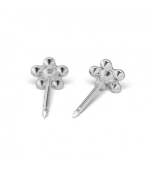 Studex steel Light Sapphire Sep Earrings, 5mm 7512-6399