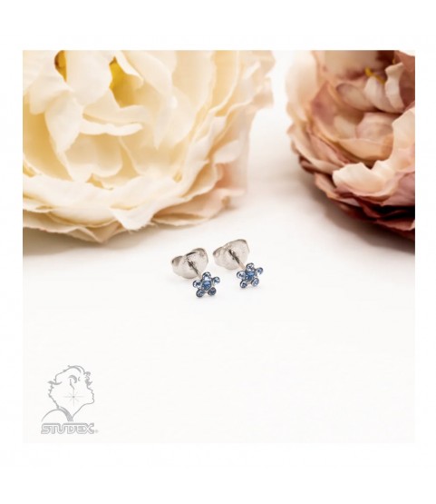 Studex steel Light Sapphire Sep Earrings, 5mm 7512-6399 Studex steel Light Sapphire Sep Earrings, 5mm 7512-6399