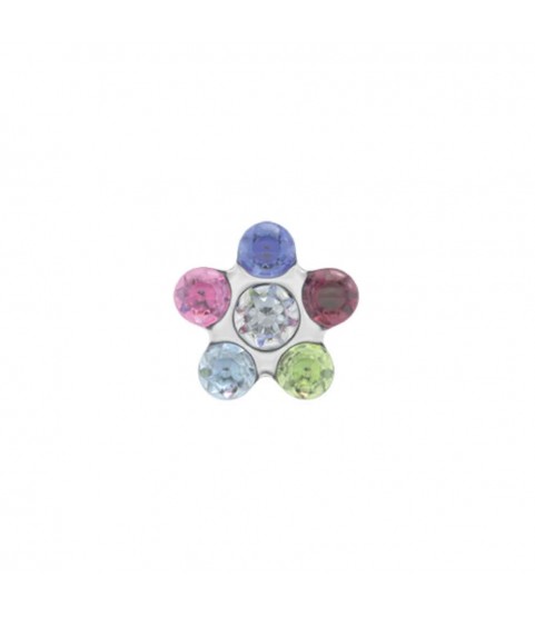 Studex steel Rainbow Daisy Flower Earrings, 5mm 7512-6213 Studex steel Rainbow Daisy Flower Earrings, 5mm 7512-6213
