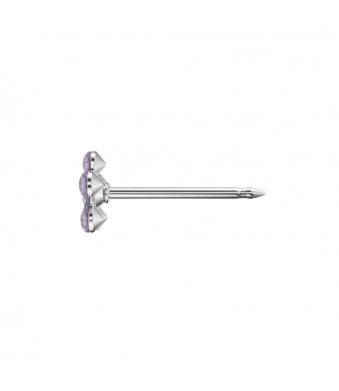 Studex steel Tanzanite April Crystal Earrings, 5mm, 7512-6284 Studex steel Tanzanite April Crystal Earrings, 5mm, 7512-6284