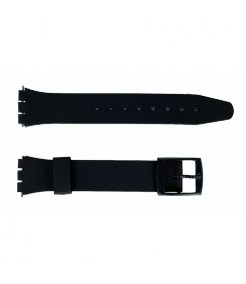 SWATCH smooth strap with plastic clasp 17 mm