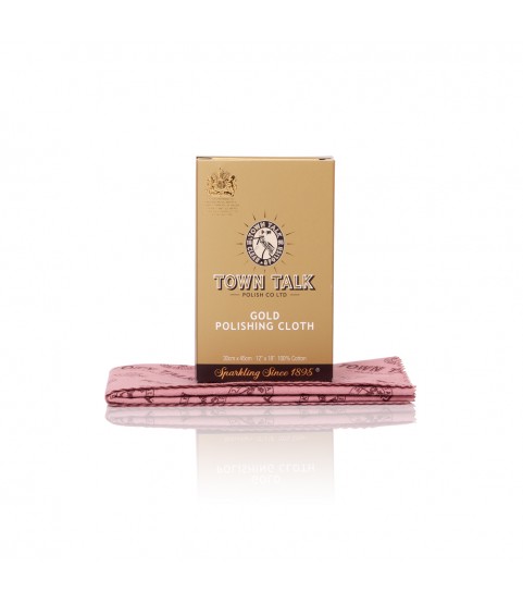 Town Talk cotton gold polishing cloth 30 x 45 cm