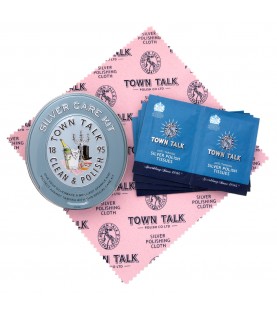 Town Talk silver care kit clean and polishing