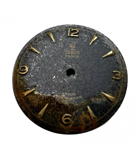 Tudor Oyster Prince caliber 390 automatic movement with dial and gold tone hands for repair or parts Tudor Oyster Prince caliber 390 automatic movement with dial and gold tone hands for repair or parts