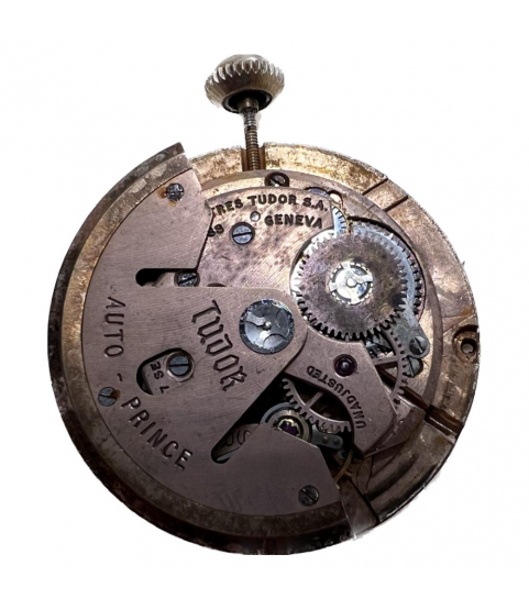 Tudor Oyster Prince caliber 390 automatic movement with dial and gold tone hands for repair or parts Tudor Oyster Prince caliber 390 automatic movement with dial and gold tone hands for repair or parts