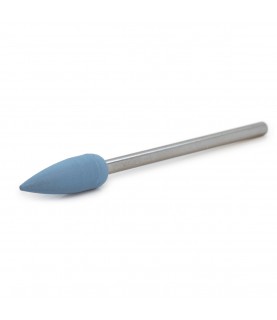 Universal polisher brush light blue Ø 5,5 x 15 mm, soft, grain fine, HP-shank