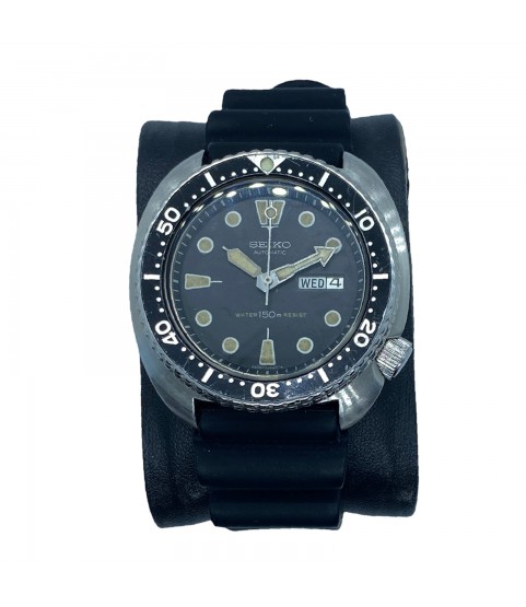 Vintage Seiko Turtle Wabi Sabi automatic diver men's watch 6309-7040