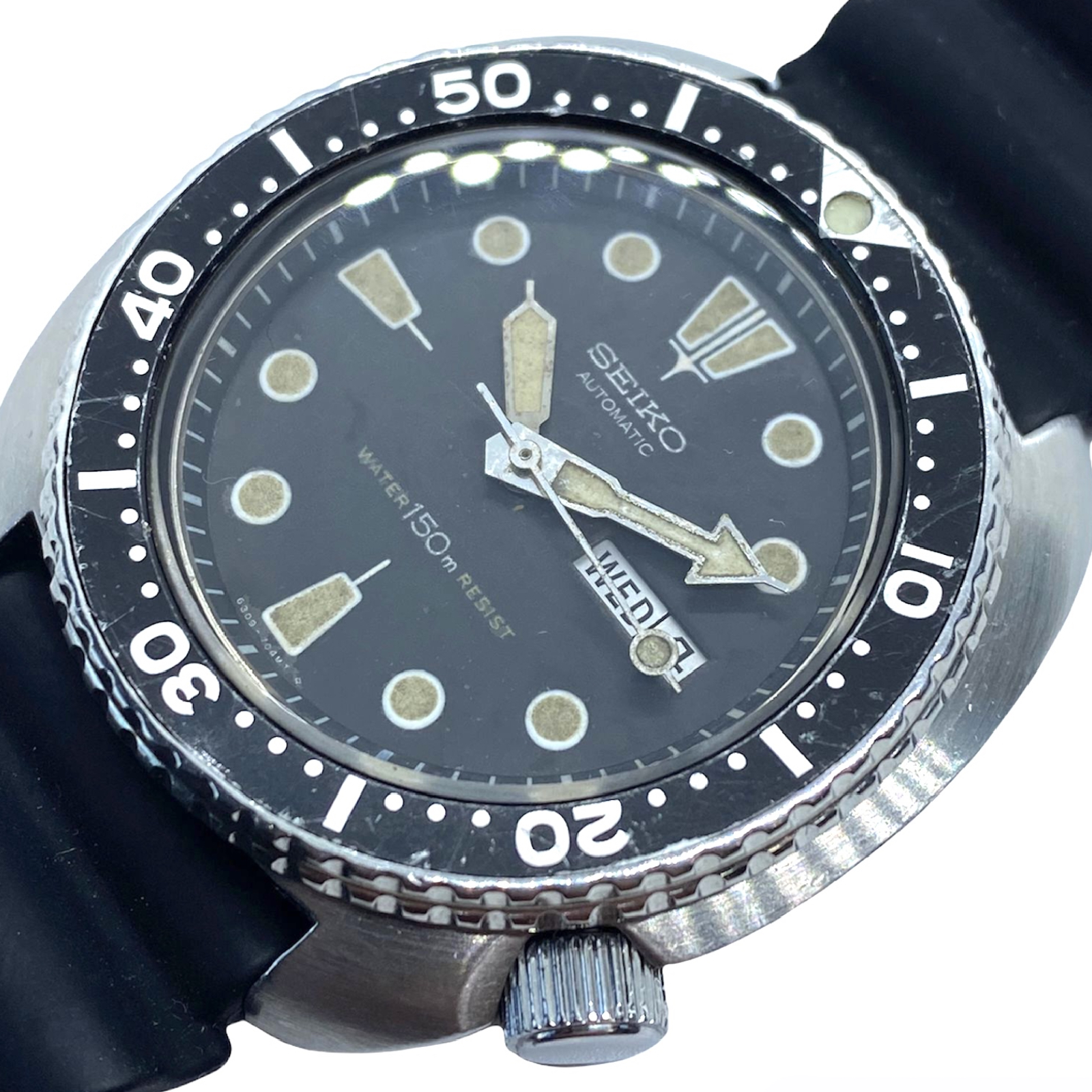 Vintage Seiko Turtle Wabi Sabi automatic diver men's watch 6309-7040 -  219609
