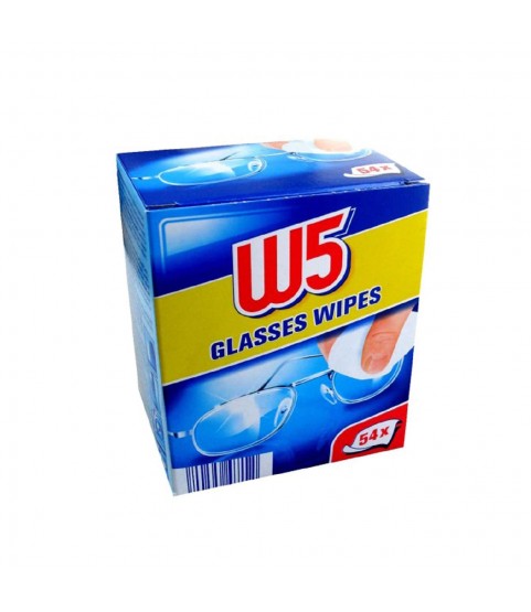 W5 Glasses Lens Cloths 54 Pcs Wipes Cleaning Glasses Camera Phone