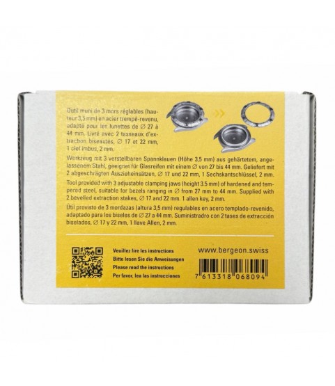 Bergeon 6820 tool for extraction of diver watch bezels Bergeon 6820 tool for extraction of diver watch bezels