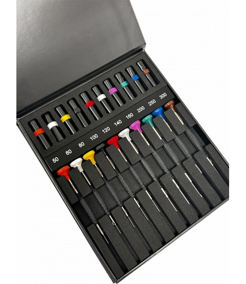 Bergeon 6899-A10 set of 10 ergonomic screwdrivers