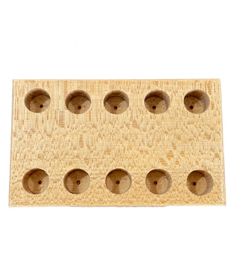 Wooden stand for 5 pliers for watchmakers and jewellers Wooden stand for 5 pliers for watchmakers and jewellers