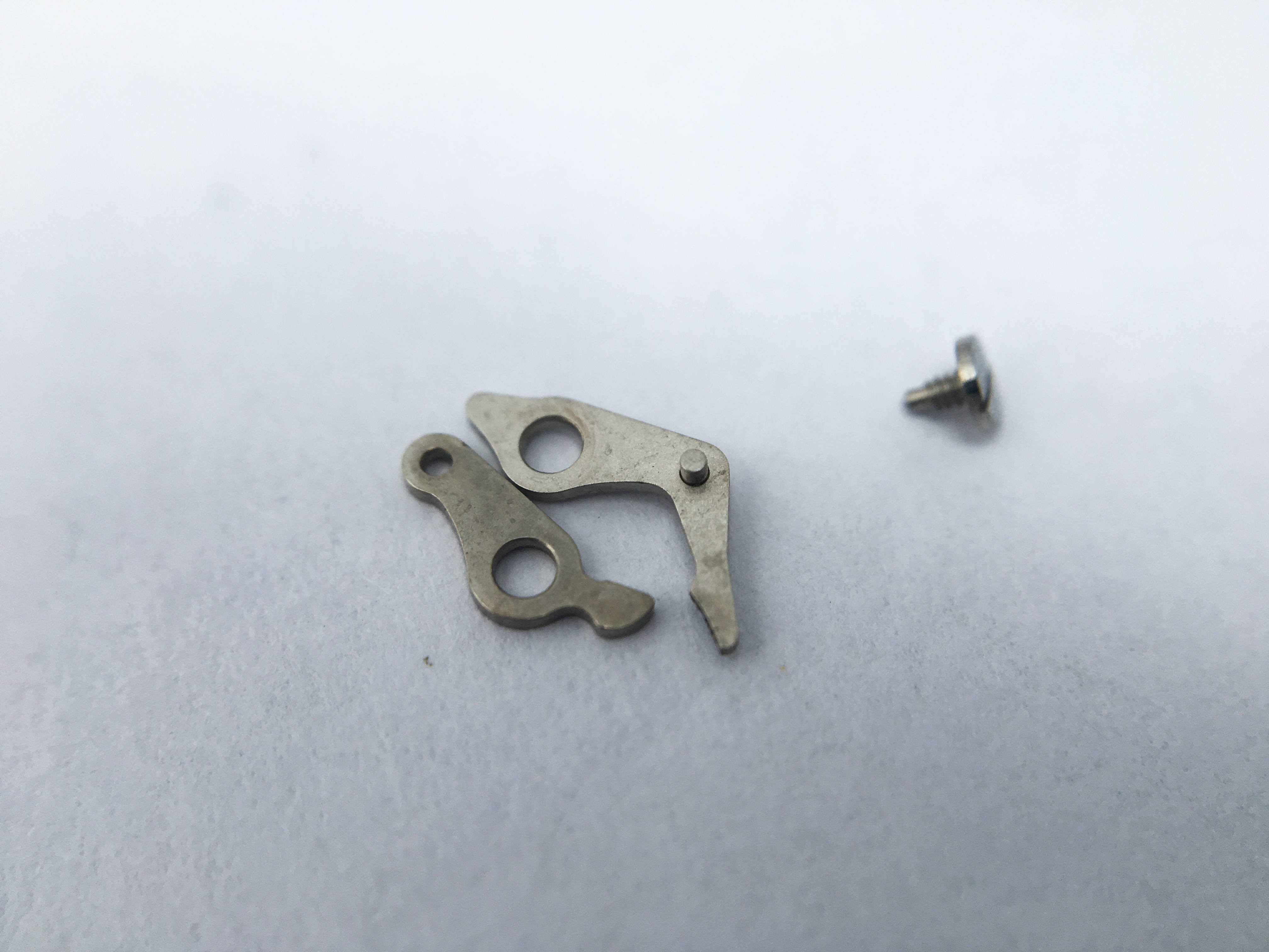 Tissot 872 (Lemania 1277) sliding gear bridge with yoke part 6853 - Tissot