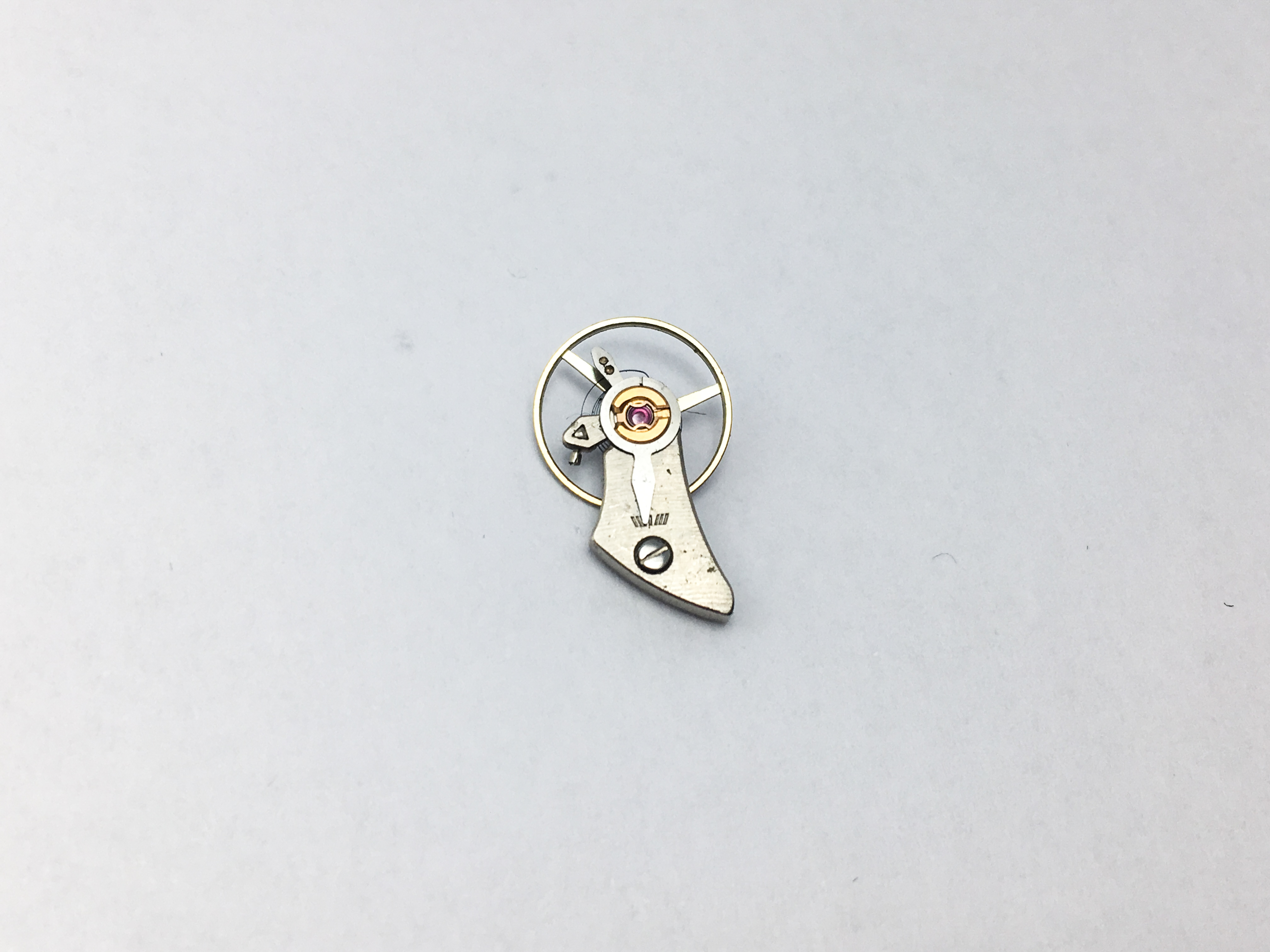 Tissot 872 (Lemania 1277) balance wheel with bridge part - Tissot