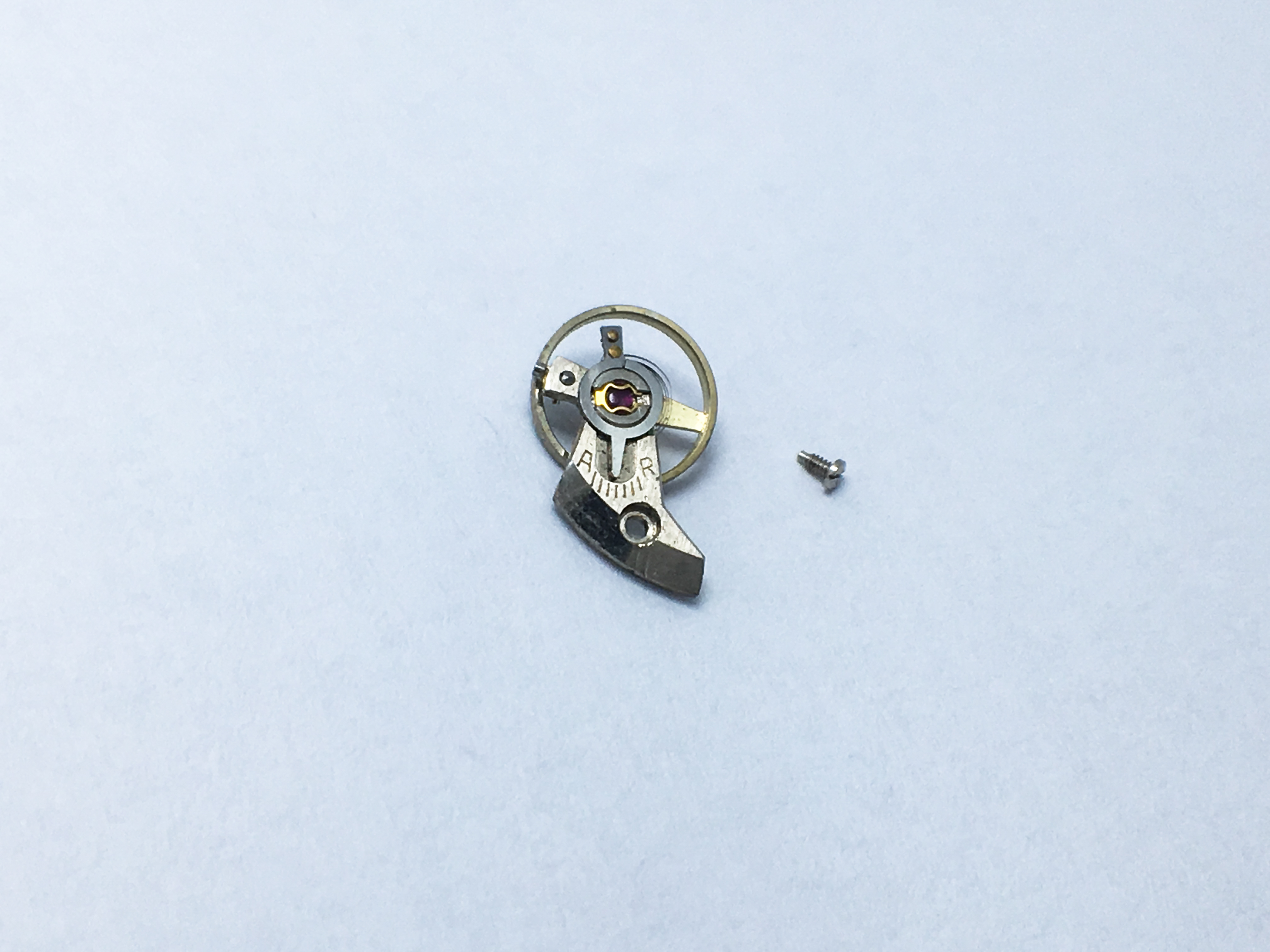 Tissot 709 balance wheel with bridge part - Tissot